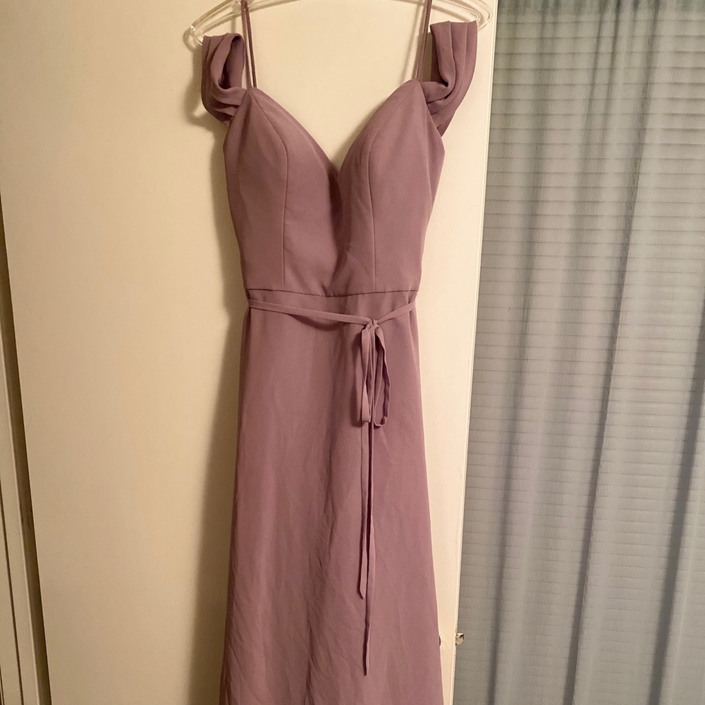 Lavender Purple Bridesmaid/Prom Dress